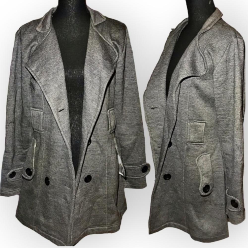 URBAN DIVA grey cloth jacket - Picture 1 of 6